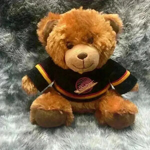 Vancouver Canucks NHL Hockey 
Jersey Teddy Bear Plush  by Forever
Collectibles